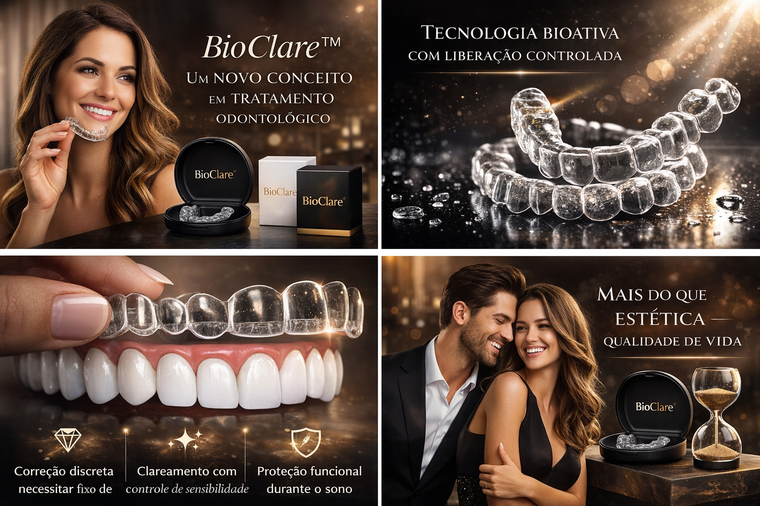 Peças promocionais BioClare